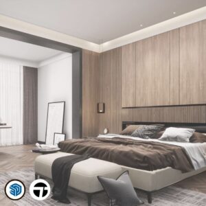 Imagen del curso SketchUp + Twinmotion de Arq.tec, mostrando modelado 3D en SketchUp y renderizado fotorrealista en Twinmotion aplicado a proyectos arquitectónicos.