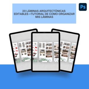 Plantillas editables para entregas+ tutorial de organización de láminas