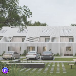 Imagen del curso Renderizado con D5 Render de Arq.tec, mostrando visualizaciones arquitectónicas realistas creadas con iluminación dinámica y materiales PBR.