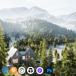 Imagen de la Diplomatura en Visualización Arquitectónica de Arq.tec, mostrando renders, animaciones y postproducciones aplicadas a proyectos de arquitectura y diseño.